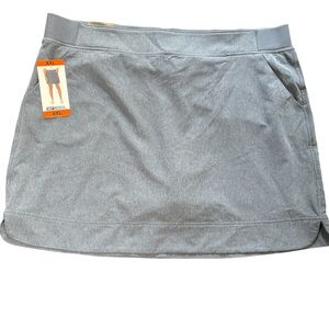 32 Degrees Cool Athletic Skort mini Heather Hero Navy Size XXL